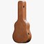 Estuche rígido de cuero para guitarra
