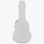 Estuche rígido de cuero para guitarra