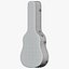 Estuche rígido de cuero para guitarra