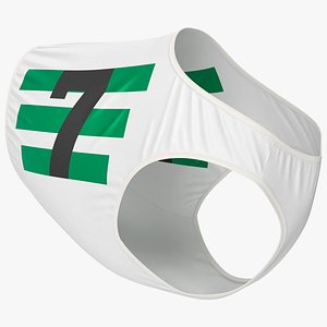 Racing Dog Vest with Number 7 White