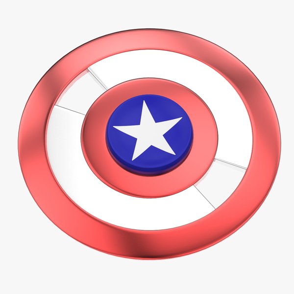 3D model spinner captain america