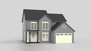 3D Neighborhood House 09T2 model