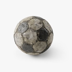 Old Torn Soccer Ball