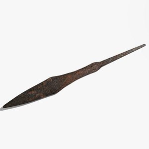 3D roman spear head