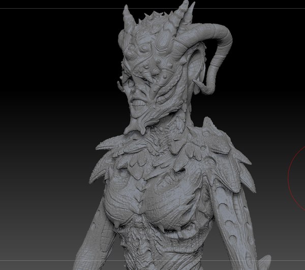 demon character 3D model