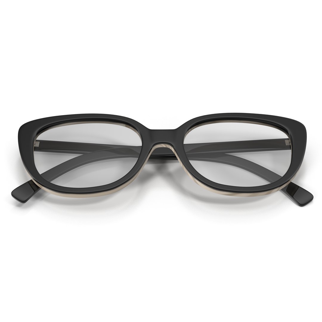 Glasses 4 Folded 3D model preview