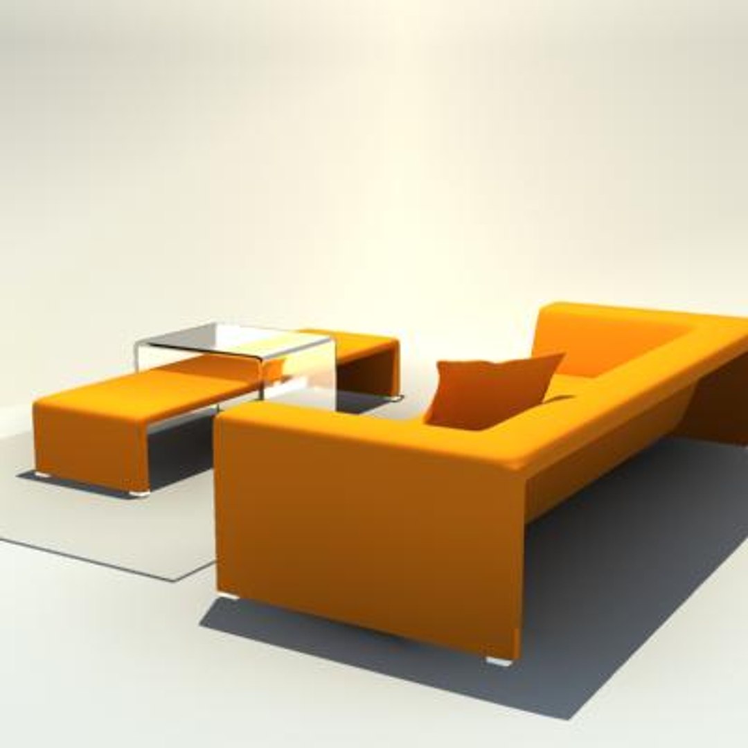 Modern Couch 3d Model