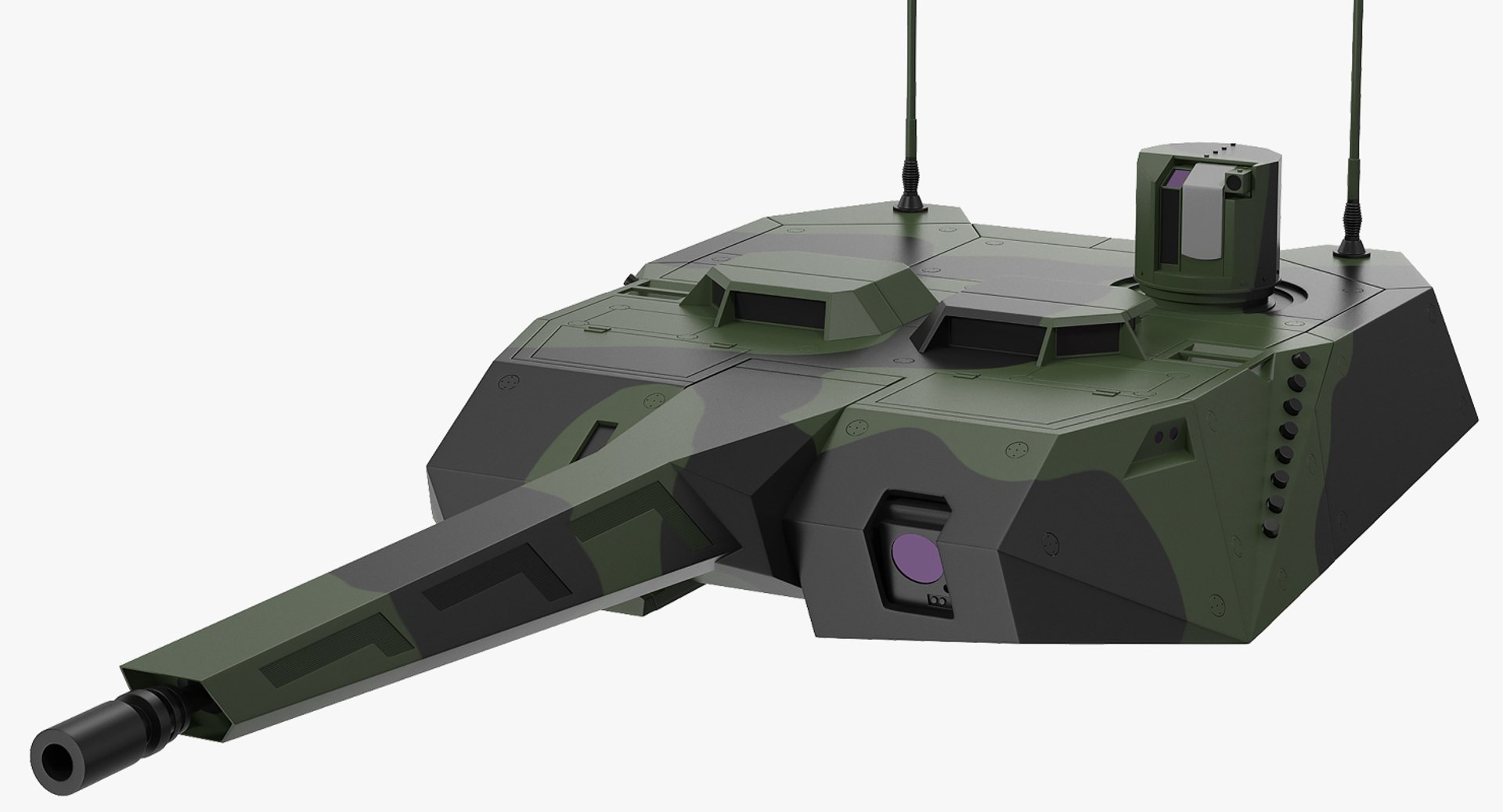 Armored Tower NextGen 3D model preview