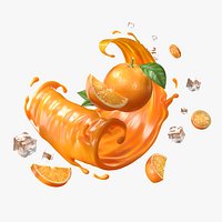 Orange Juice Splash 002