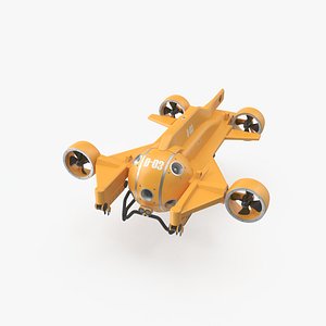 Underwater Drone 3D model