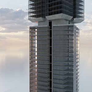 3D Future building Tower City 1