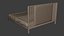 Letto di lusso in stile scandinavo