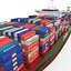 3ds max container ship