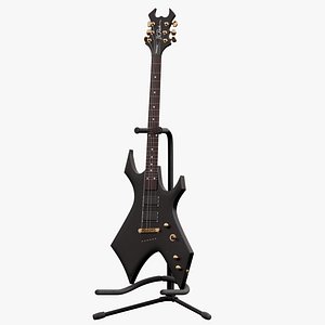 3D B C Rich Warlock Electric Guitar