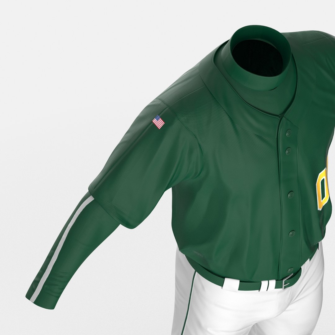 Baseball Player Outfit Generic 3D Model $89 - .3ds .c4d .fbx .ma