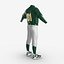 Baseball Player Outfit Generic 3 3D Model