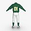 Baseball Player Outfit Generic 3 3D Model