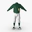 Baseball Player Outfit Generic 3 3D Model
