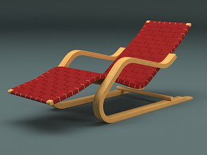 3d model lounge chair