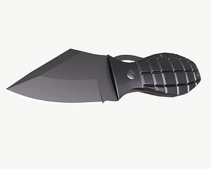 Low Poly Knife 02