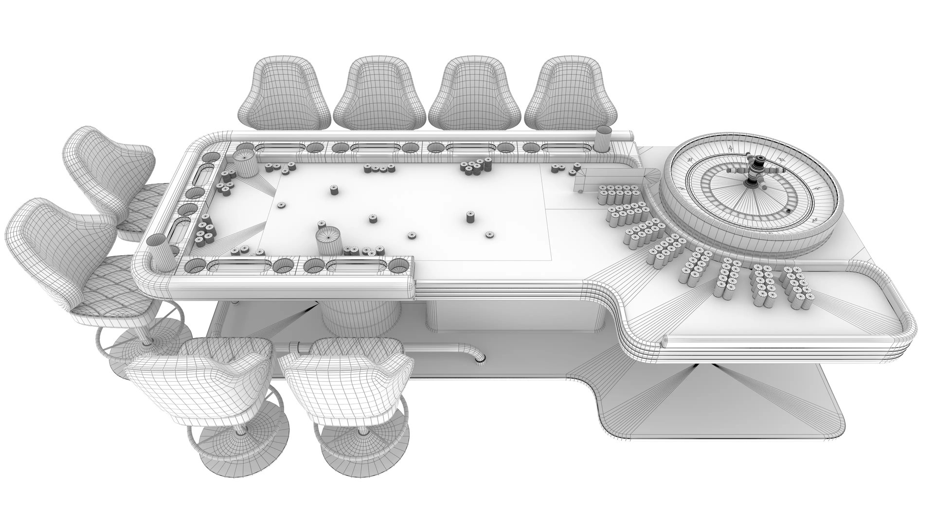 Ultimate Premium Casino Pack 3D model https://p.turbosquid.com/ts-thumb/G1/kTpPyz/nC/casinoroulettetable3dmodel13a97be63a/jpg/1786993750/1920x1080/fit_q87/9aae9618f7bac8553e6055796554af3032e118af/casinoroulettetable3dmodel13a97be63a.jpg