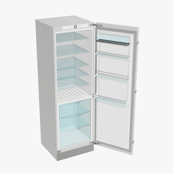 refrigerator opened 3D model