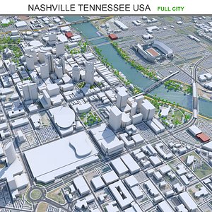 city area building 3D model