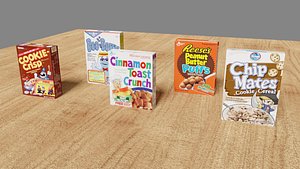3D cereal boxes