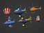 Pack d'avions de dessin animé