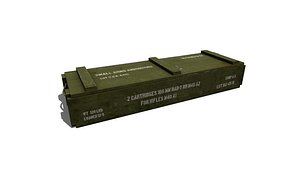 Military Supply Crate Low-poly model