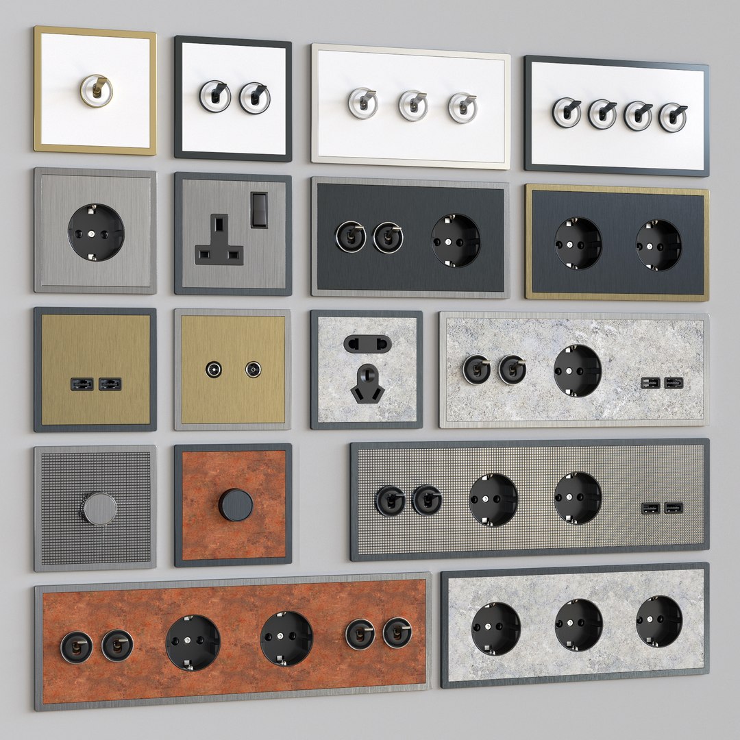 3D Barcelona New Design Switches Model - TurboSquid 1665497