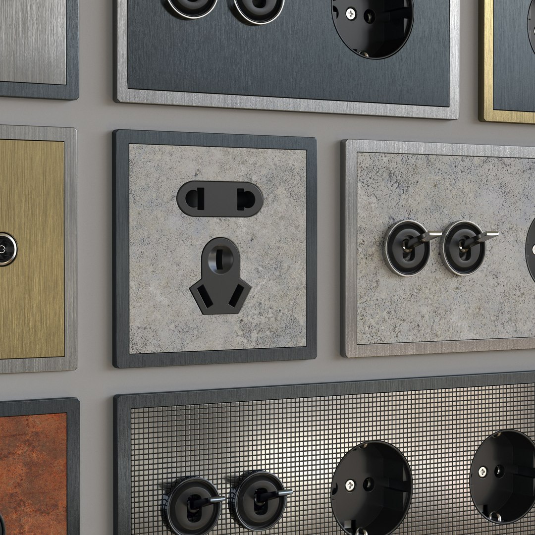 3D Barcelona New Design Switches Model - TurboSquid 1665497