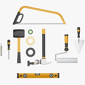 3D model Industrial Hand Tools Collection