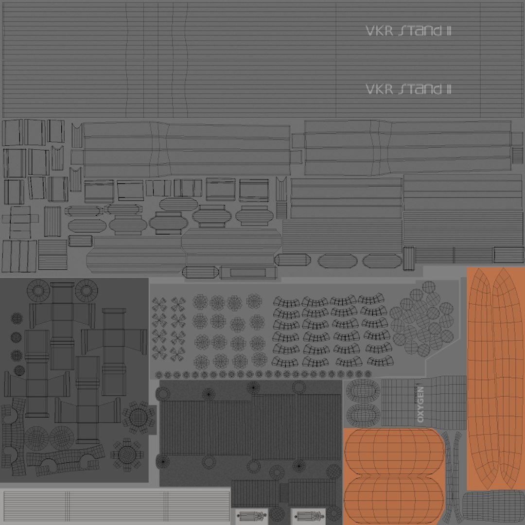 3D Oxygen Vkr Stand Ii - TurboSquid 1509944