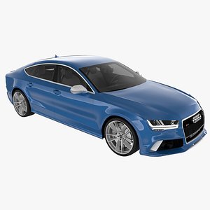audi rs7 sportback performance 3d model
