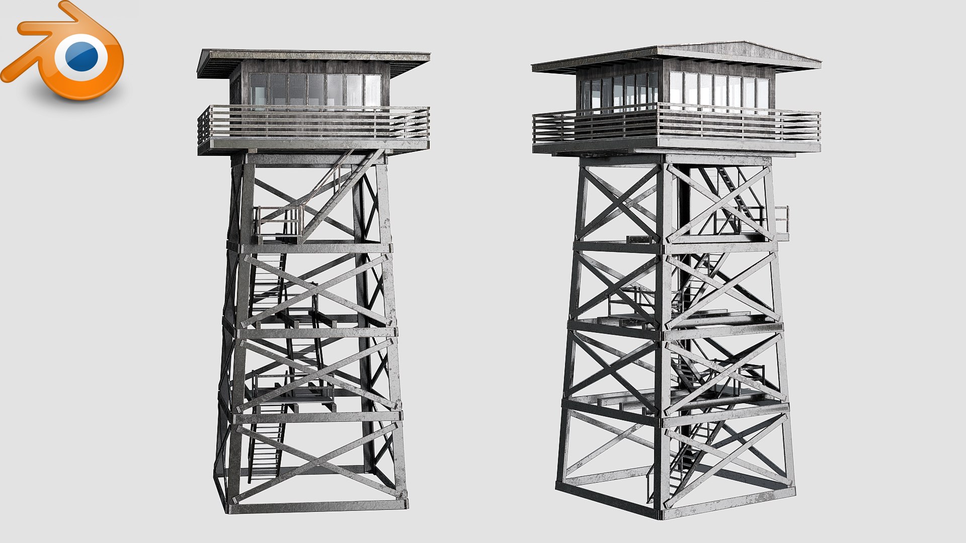 3D Watchtowers V6 - TurboSquid 2410540