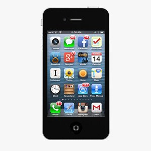 iphone 4 3d model