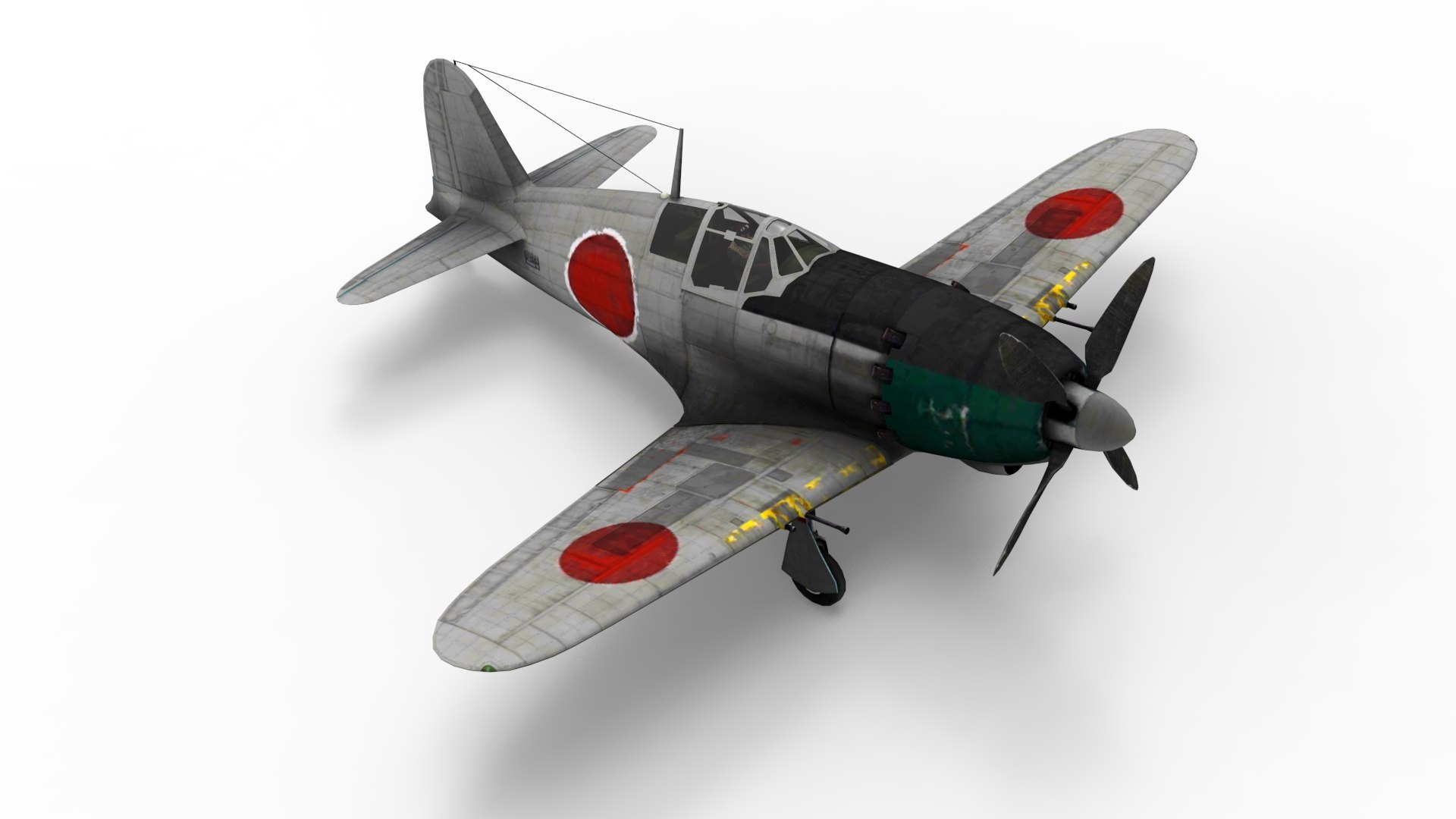 J2M5 Raida Aircraft Low-poly 3D model 3D model - TurboSquid 2160276