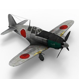 J2M5 Raida Aircraft Low-poly 3D model 3D model