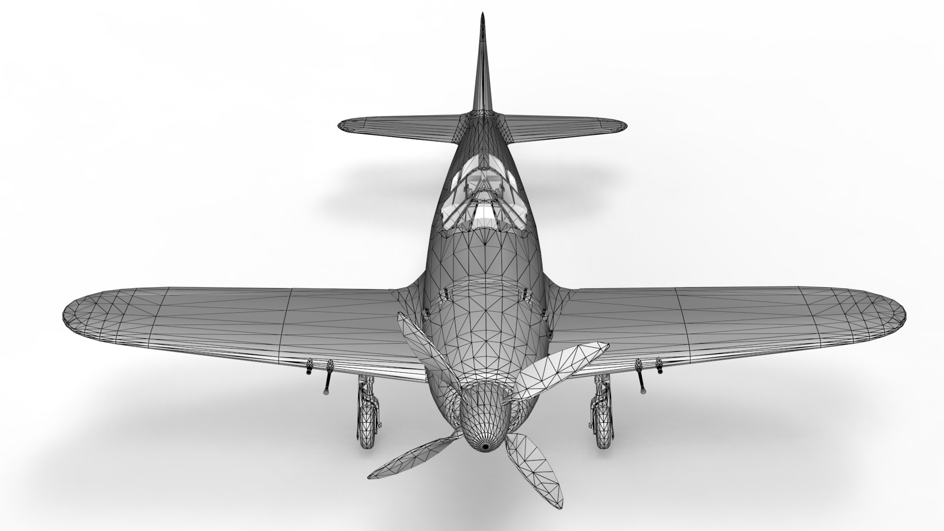 J2M5 Raida Aircraft Low-poly 3D model 3D model - TurboSquid 2160276