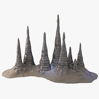 Cave Stalagmites 08 PBR