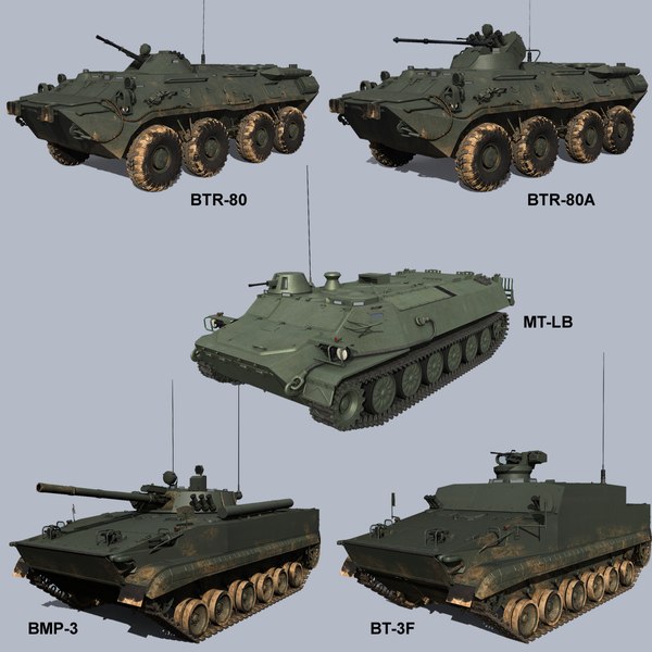 Russian apcs 3D TurboSquid 1562200