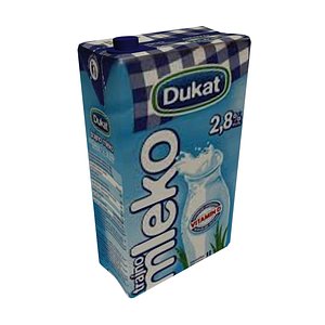 milk pack 3D model
