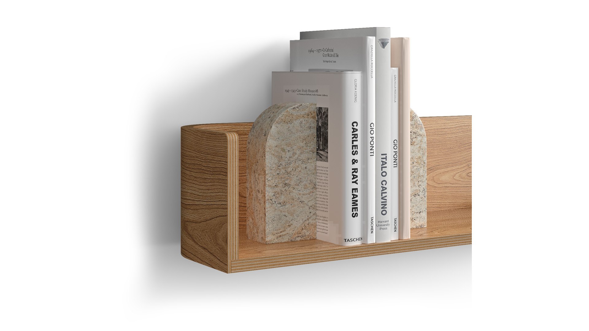 3D Wooden Shelf Octavia With Decor Model - TurboSquid 2156693