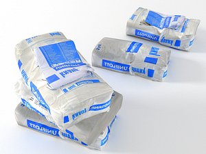 3D model bag plaster