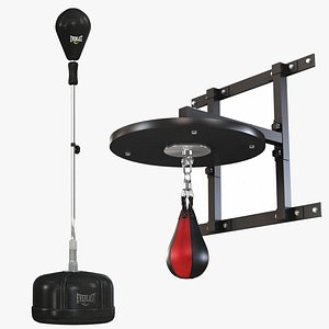 Punching Speed Bag and Reflex Bag Collection 3D