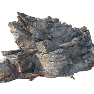 Cliff rock v11c 3D model