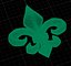 3D lily fleur lis symbolic model