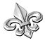 3D lily fleur lis symbolic model