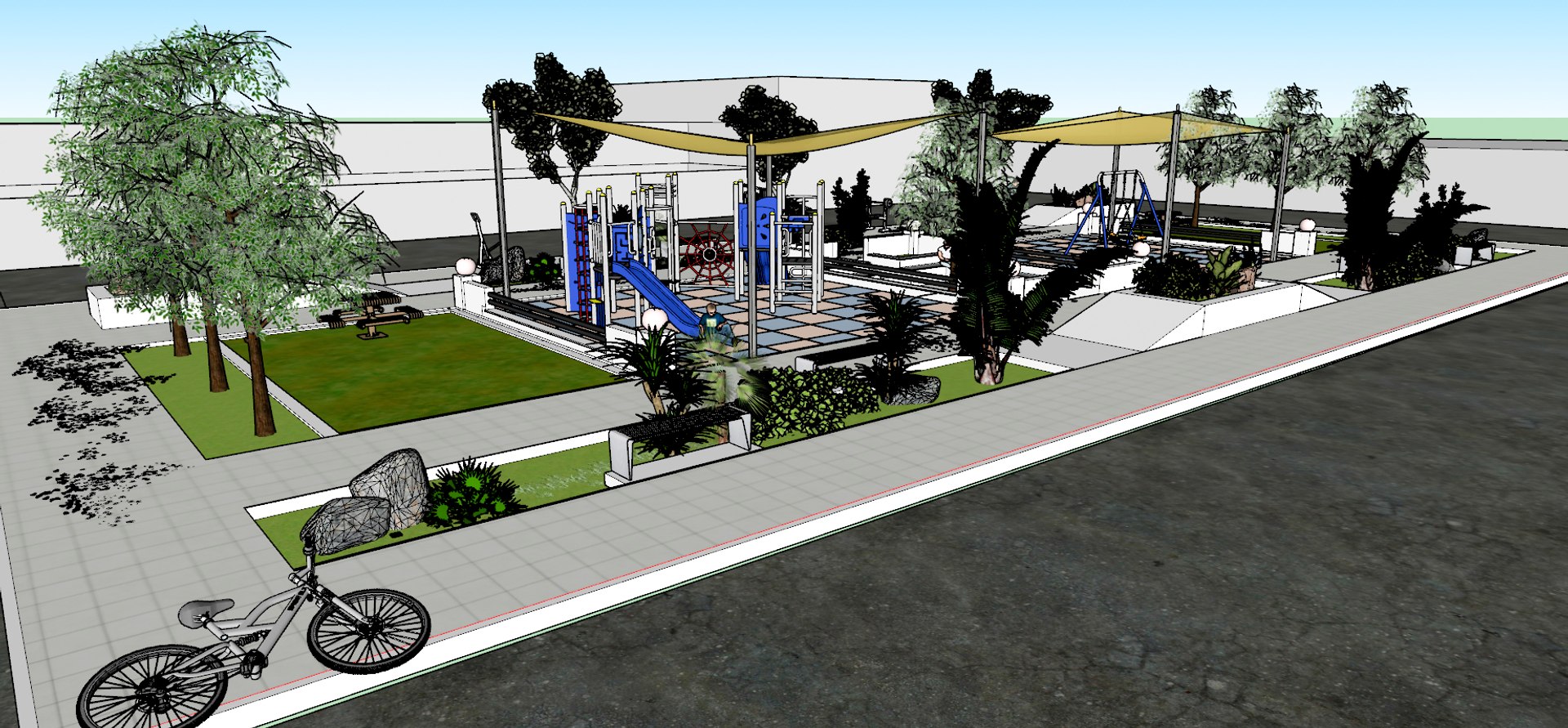 3D neighborhood park https://p.turbosquid.com/ts-thumb/G2/kTuAMR/sb93D8cw/skp/jpg/1543514419/1920x1080/fit_q87/c13eb22e0bb9119491ff5227ab2829b00bbfcd71/skp.jpg